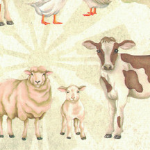 At the Farm Print Italian Paper ~ Tassotti